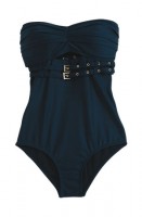 Maiô Preto Liso Tomara que caia 